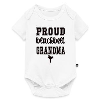 Black Belt Karate Grandma Karate Grandmother - Baby Premium short-sleeve bodysuit - white - Front