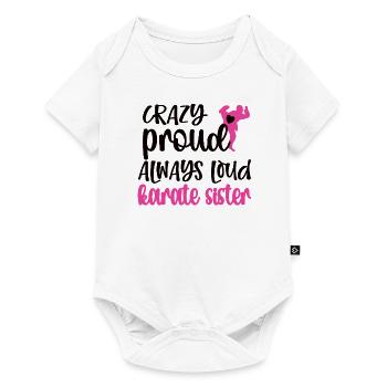 Karaté Sœur Meilleur Karaté Sœur Cadeau - Body à manches courtes Premium Bébé - blanc - Devant