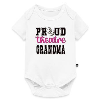 Théâtre Grand-mère Fière Théâtre Acteurs Grand-mère - Body à manches courtes Premium Bébé - blanc - Devant