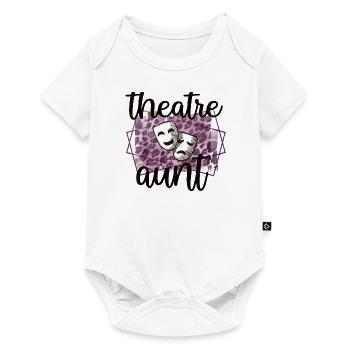 Théâtre Tante Fière Théâtre Acteurs Tante - Body à manches courtes Premium Bébé - blanc - Devant