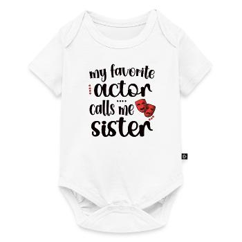 Theater Sister Theater Actor Sister - Baby Premium short-sleeve bodysuit - white - Front