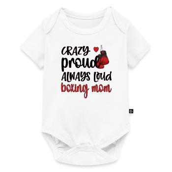 Proud Boxmama Gift Box Mother By Boxer Mama - Baby Premium short-sleeve bodysuit - white - Front