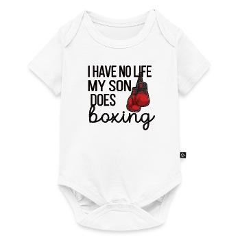 Cadeau de maman de boxe Maman de boxe fière de Boxer Mama - Body à manches courtes Premium Bébé - blanc - Devant