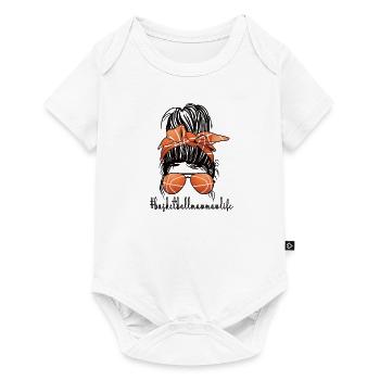 Mawmaw Grandma Of Basketball Player Basketball Mawmaw - Baby Premium short-sleeve bodysuit - white - Front