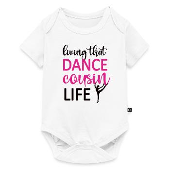 Fier Cousin de Danse D’un Danseur Cousin Danseur - Body à manches courtes Premium Bébé - blanc - Devant