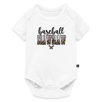 Mawmaw Grand-mère d’un joueur de baseball Baseball Mawmaw - Body à manches courtes Premium Bébé - blanc - Devant