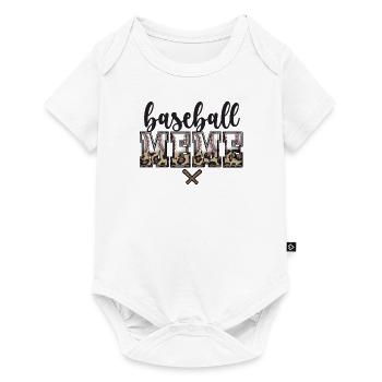 Meme Grandma of a Baseball Player Baseball Meme - Baby Premium short-sleeve bodysuit - white - Front