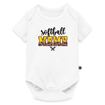 Meme Grandma Of A Softball Player Softball Meme - Baby Premium short-sleeve bodysuit - white - Front