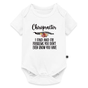 Chiropraticien Chiropratique Meilleur Chiropraticien - Body à manches courtes Premium Bébé - blanc - Devant