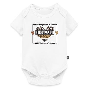 Chiropraktischer Assistent Chiropraktik Assistent - Baby Premium Kurzarmbody - Weiß - Vorne