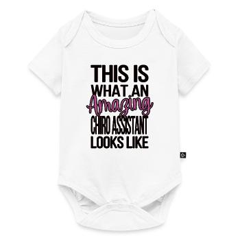 Chiropractic Assistant to Chiropractor - Baby Premium short-sleeve bodysuit - white - Front
