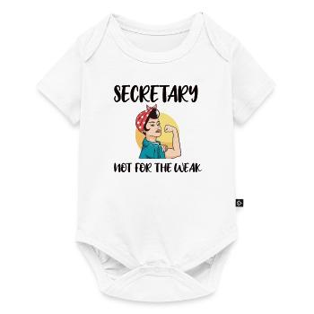 Secretary Gift Office Worker Appreciation - Baby Premium short-sleeve bodysuit - white - Front