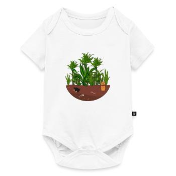 Jardin de la jungle - Body à manches courtes Premium Bébé - blanc - Devant