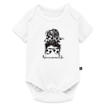 Fier de football Meme Grand-mère de joueur de football Meme - Body à manches courtes Premium Bébé - blanc - Devant