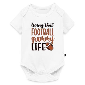Football Grammy Grand-mère du joueur de football Grammy - Body à manches courtes Premium Bébé - blanc - Devant