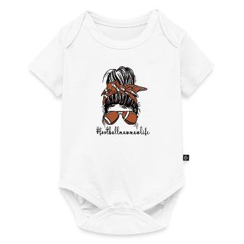 Mawmaw football grand-mère du joueur de football Mawmaw - Body à manches courtes Premium Bébé - blanc - Devant