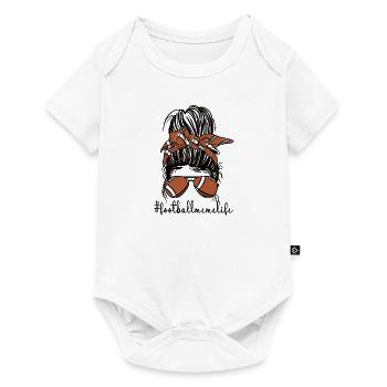 Mème de football Grand-mère de joueur de football mème - Body à manches courtes Premium Bébé - blanc - Devant