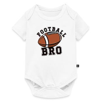 Fier frère footballeur Joueur de football frère - Body à manches courtes Premium Bébé - blanc - Devant