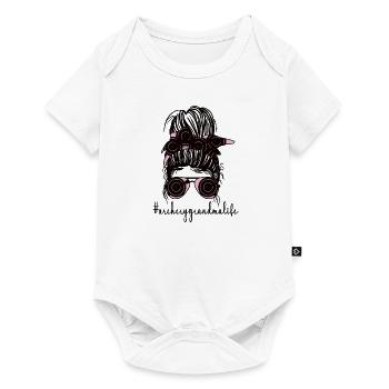 Tir à l’arc Grand-mère des archers Grand-mère - Body à manches courtes Premium Bébé - blanc - Devant