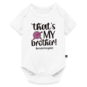 Archery Sister Archer Sister - Baby Premium short-sleeve bodysuit - white - Front