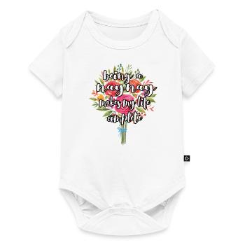 Best Naynay Grandma Gift Naynay Grandmother - Baby Premium short-sleeve bodysuit - white - Front