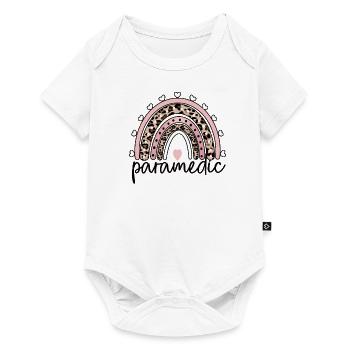 Notfallsanitäter Paramedic Rettungssanitäter - Baby Premium Kurzarmbody - Weiß - Vorne