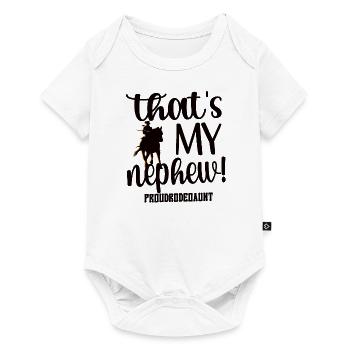 Fier rodéo tante Rodeo Rider tante cadeau - Body à manches courtes Premium Bébé - blanc - Devant