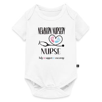 Neonatal Nurse Baby Nurse - Baby Premium short-sleeve bodysuit - white - Front