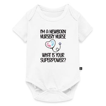 Neonatal Nurse Baby Nurse - Baby Premium short-sleeve bodysuit - white - Front