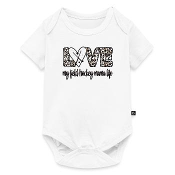 Best Field Hockey Mother Field Hockey Player Mama - Baby Premium short-sleeve bodysuit - white - Front