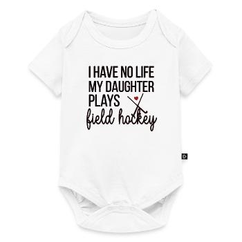Best Field Hockey Mother Field Hockey Player Mama - Baby Premium short-sleeve bodysuit - white - Front