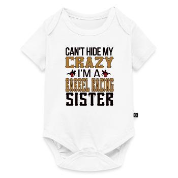 Best Barrel Racing Sister Barrel Racing Sister - Baby Premium short-sleeve bodysuit - white - Front