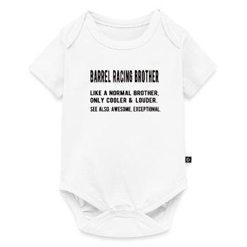 Barrel Racing Brother Cadeau Barrel Racing Brother - Body à manches courtes Premium Bébé - blanc - Devant