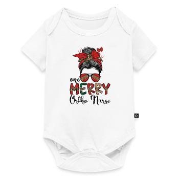 Infirmière orthopédique RN Noël Ortho Infirmière Noël - Body à manches courtes Premium Bébé - blanc - Devant