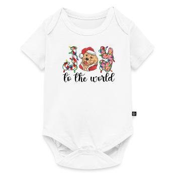 Golden Retriever Christmas Golden Dog Gift - Baby Premium short-sleeve bodysuit - white - Front