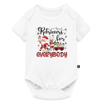 Golden Retriever Christmas Golden Dog Xmas Gifts - Baby Premium short-sleeve bodysuit - white - Front