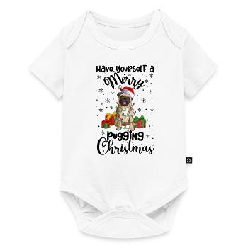 Pug Christmas Gifts Pug Xmas Party Pug Lover - Baby Premium Kurzarmbody - Weiß - Vorne