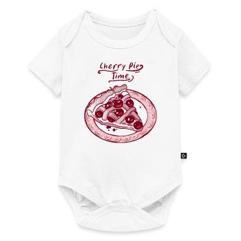 Cherry Pie Time - Baby Premium short-sleeve bodysuit - white - Front