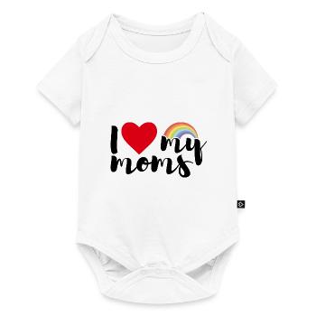 J’aime mes mères - Body à manches courtes Premium Bébé - blanc - Devant