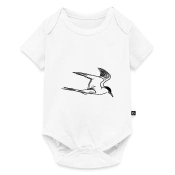 Des mouettes élégantes en vol - Body à manches courtes Premium Bébé - blanc - Devant