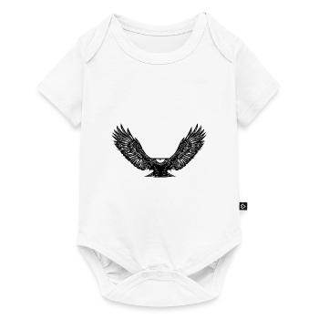 Eagles in flight for falconers and bird lovers - Baby Premium short-sleeve bodysuit - white - Front