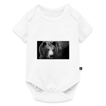 Encounter with Black Bear / Brown Bear / Grizzly - Baby Premium short-sleeve bodysuit - white - Front