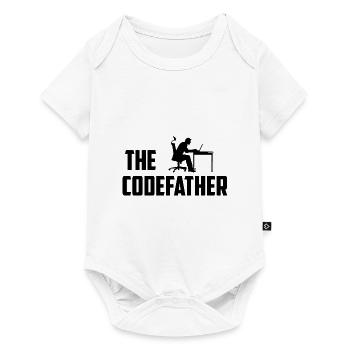 The Codefather Programmer Coder Developer Software - Baby Premium Kurzarmbody - Weiß - Vorne