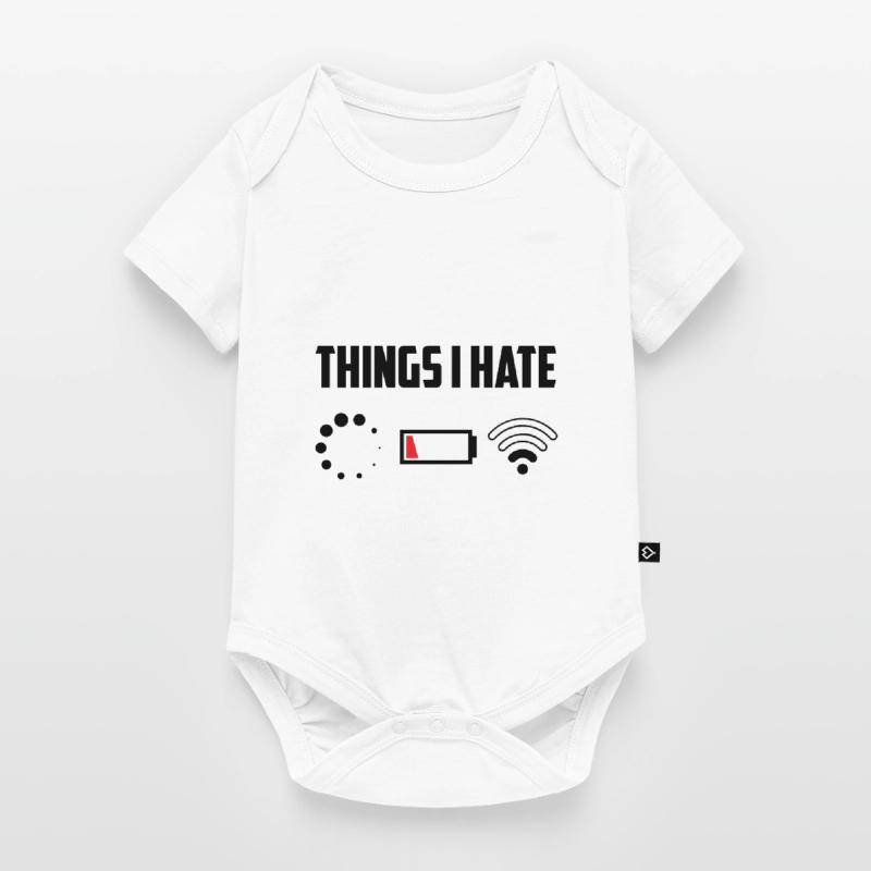 Things I Hate Programmer Coder Coding Developer So Baby Premium Kurzarmbody