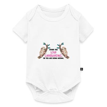 Either You Love Cheer Leading Or You Are Wrong Gym - Baby Premium Kurzarmbody - Weiß - Vorne