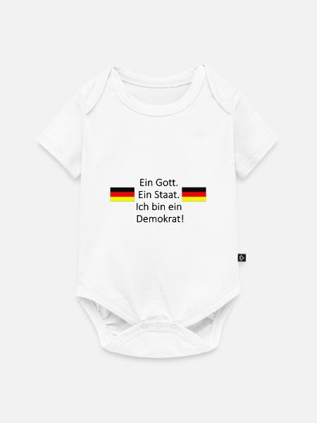 Ein Gott. Ein Staat. - Baby Premium Kurzarmbody - Weiß