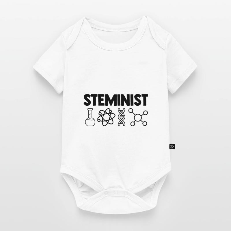Steminist Software Developer Coder Nerd Conmputer Baby Premium Kurzarmbody