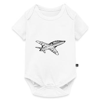 Jet Flyer Avion - Body à manches courtes Premium Bébé - blanc - Devant