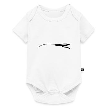 strokes underline line wave symbol - Baby Premium short-sleeve bodysuit - white - Front