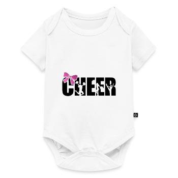 Cheer Graphic Cheerleading Cheerleader Gymnast Dan - Baby Premium Kurzarmbody - Weiß - Vorne